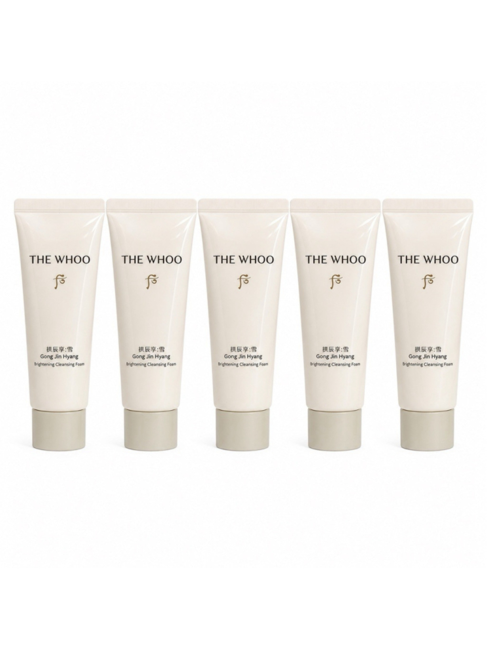 The Whoo Gong Jin Hyang Brightening Cleansing Foam 40ml x 5pcs = 200ml.New nobox